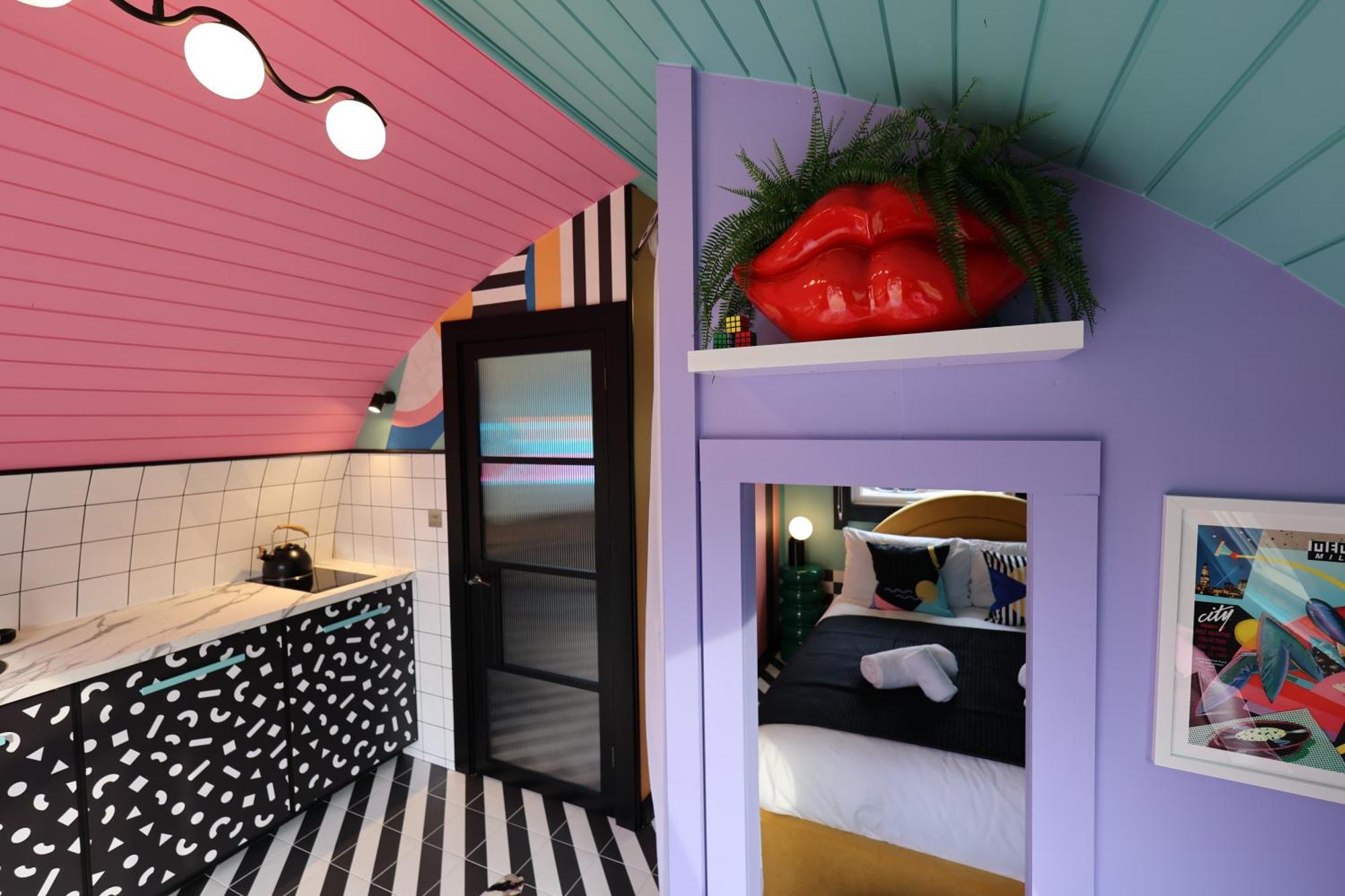 Ferienwohnung Ammonite Glamping Pod & Hot Tub Hungerton Exterior foto
